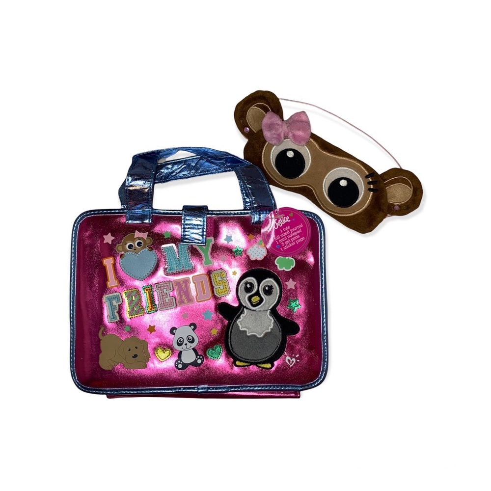 Justice Girls Diary & Eye Sleep Mask